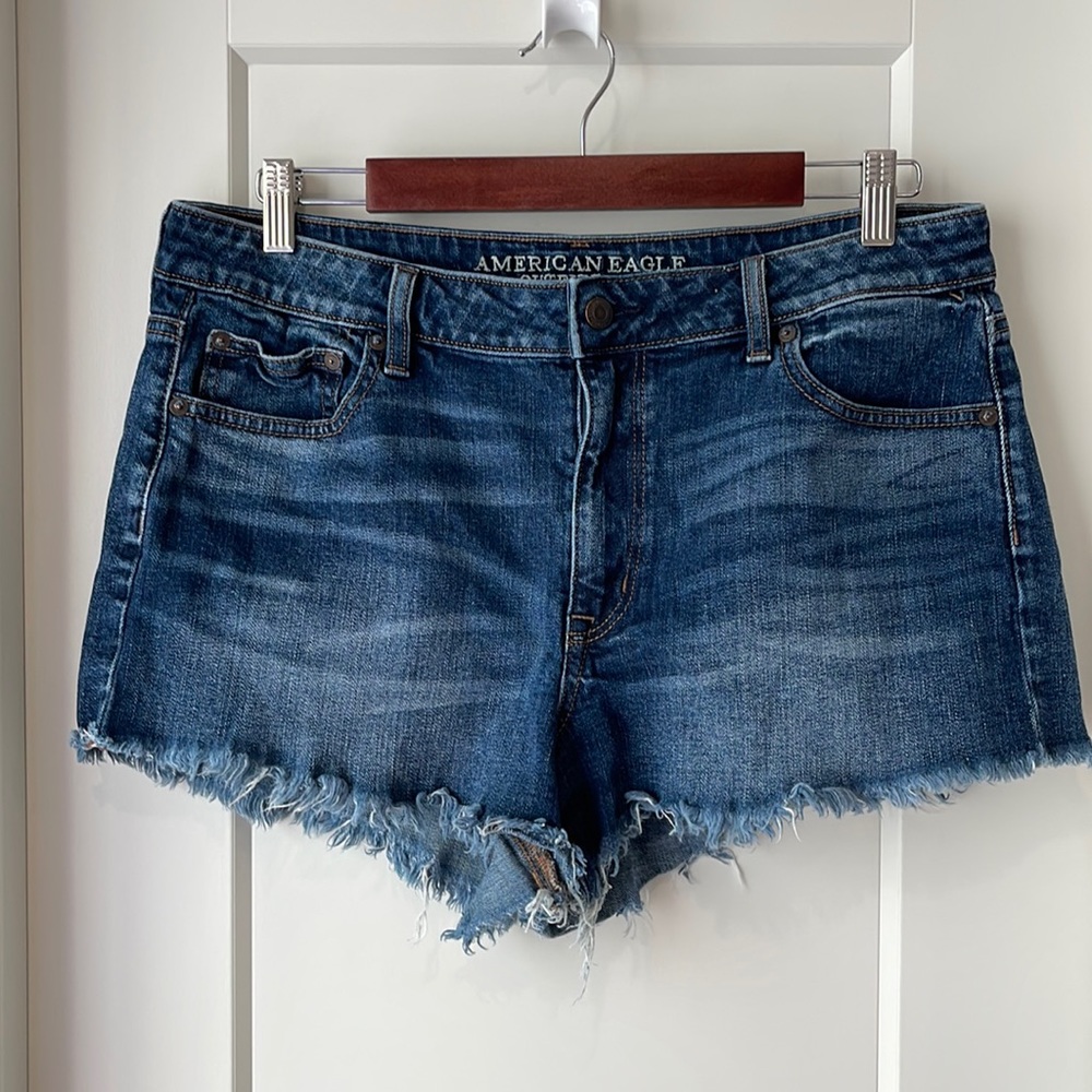 American Eagle High Rise Jean Shorts